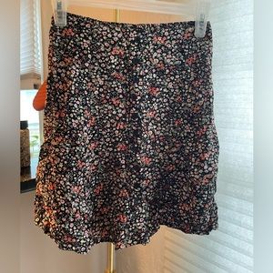 Floral Mini Skirt